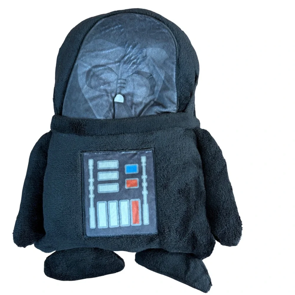 Disney Star Wars Darth Vader Plush Character Toddler Blanket‎ 30x40 New